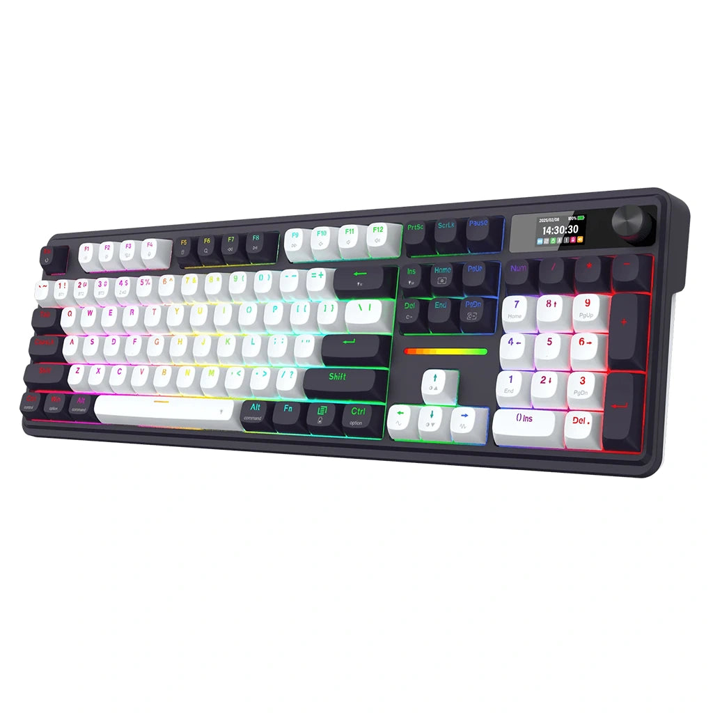 Redragon Terraflare K762 Pro Wireless Mechanical Keyboard with LED Screen