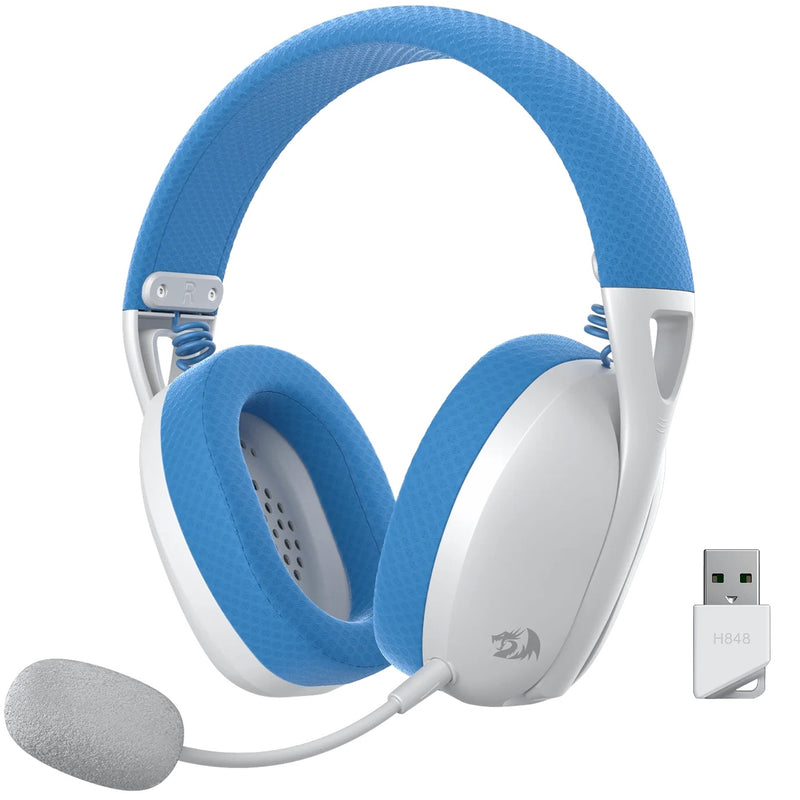 Redragon H848 Bluetooth Wireless Gaming Headphone (Blue)