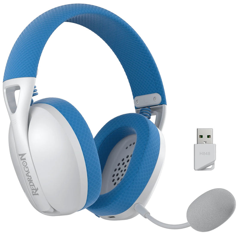 Redragon H848 Bluetooth Wireless Gaming Headphone (Blue)