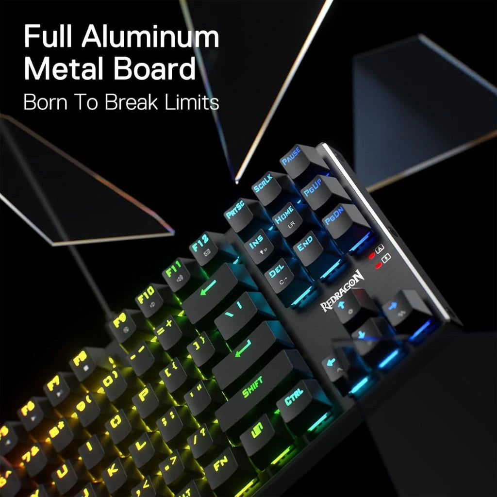 Redragon K660 (K556 TKL) RGB Linear Quiet Red Switch Wired Gaming Keyboard
