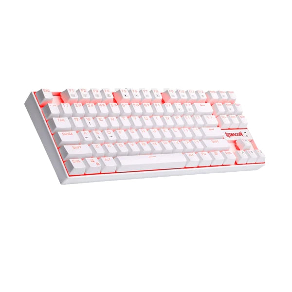 Redragon K552 Kumara 2 White  Gaming Keyboard (Red Light)