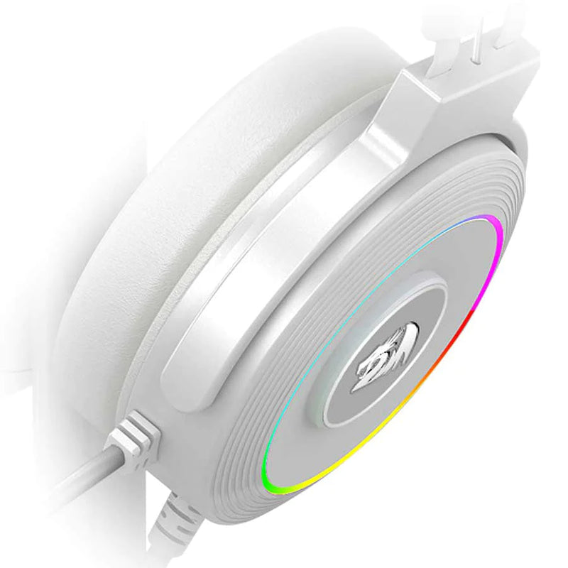 Redragon H320 Lamia 2 White Rgb 7.1 Gaming Headset With Stand