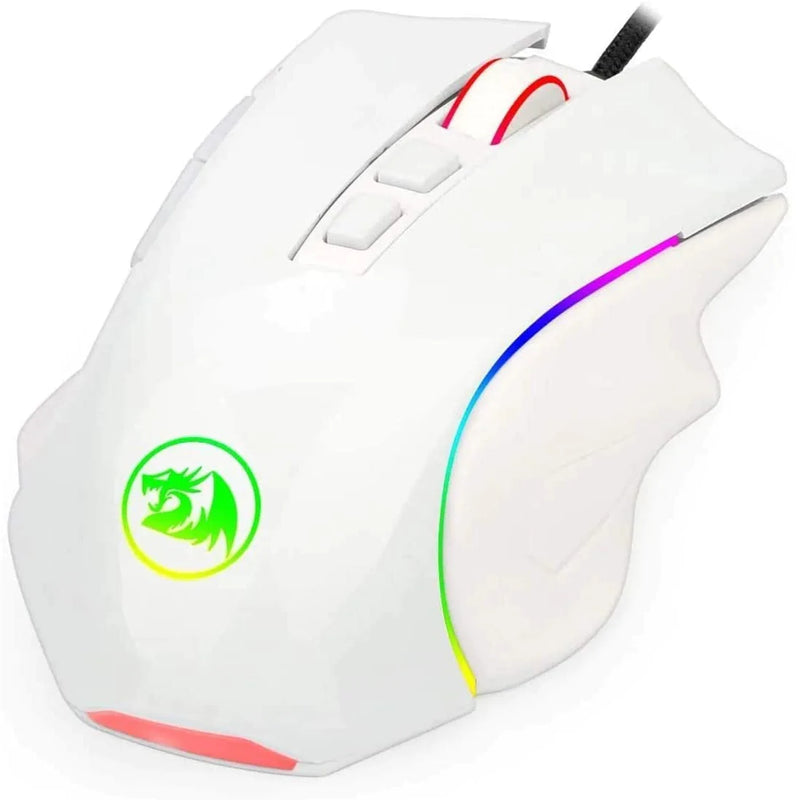 Redragon M607 White Griffin 7200 DPI RGB Gaming Mouse