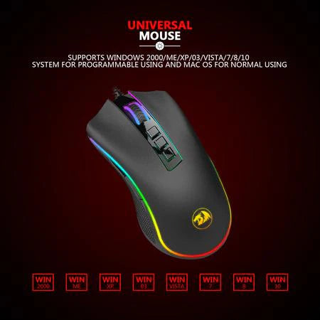 Redragon M711-FPS Cobra Flawless sensor RGB Gaming Mouse