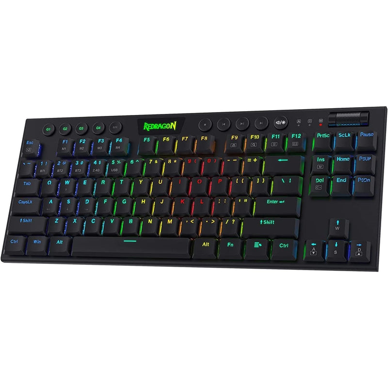 Redragon K621 Horus Tkl Wireless RGB Mechanical Gaming Keyboard Red Switches