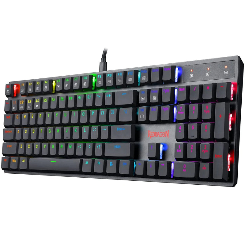 Redragon K535 Wired, Bluetooth Mechanical Gaming Keyboard, RGB Backlit