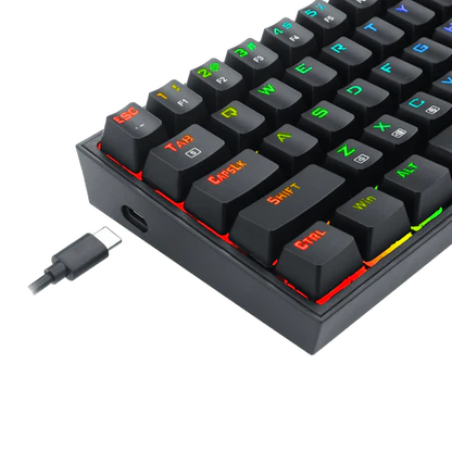 Redragon K628 Pollux 75% Wired RGB Gaming Keyboard