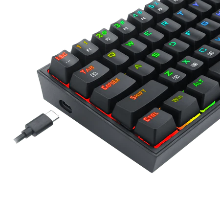 Redragon K628 Pollux 75% Wired RGB Gaming Keyboard