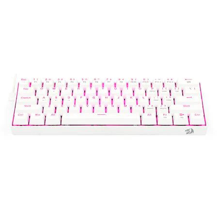 Redragon K630 White Pink Backlight Dragonborn Mechanical Gaming Keyboard