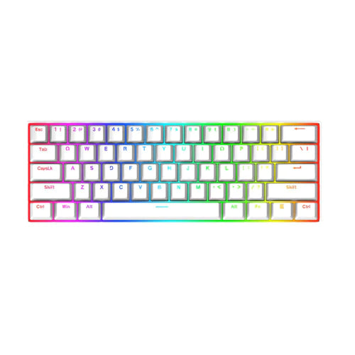 Redragon K630 RGB White Wired Mechanical Gaming Keyboard