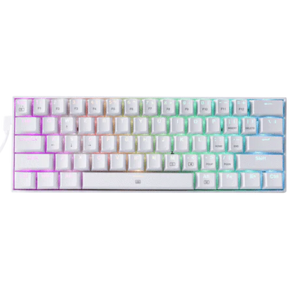 Redragon K630 RGB White Wired Mechanical Gaming Keyboard