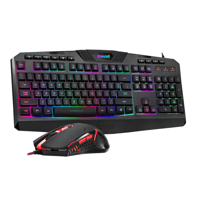 Redragon S101-3 RGB Keyboard and M601 Mouse Gaming Combo