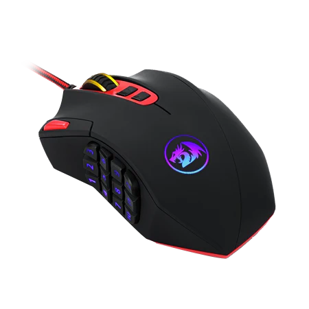 Redragon M901 Perdition 24000DPI MMO Mouse LED RGB Wired Gaming Mouse