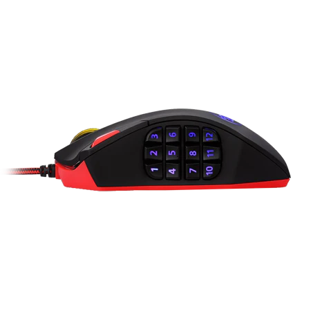 Redragon M901 Perdition 24000DPI MMO Mouse LED RGB Wired Gaming Mouse