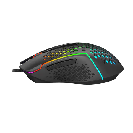 Redragon M987 Lightweight Honeycomb Gaming Mouse Rgb Backlit Wired 6 Buttons Programmable With 12400 Dpi For Windows Pc Computer