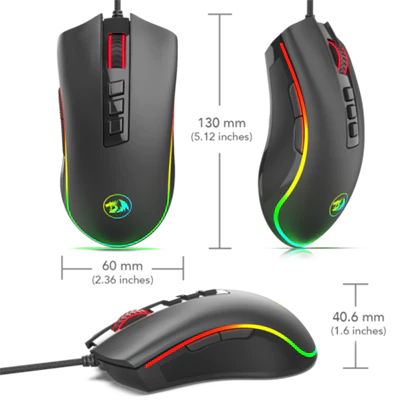 Redragon M711 Black Cobra Gaming Mouse