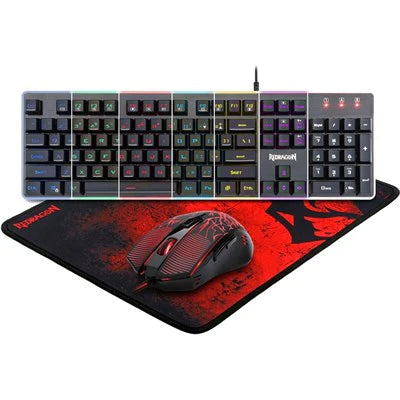 Redragon S107 Gaming Keyboard, Mouse & Large Mouse Pad 3 in 1 Combo Redragon