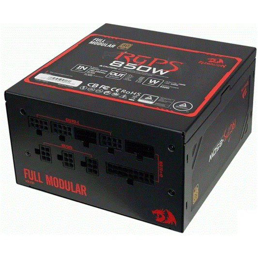 Redragon RGPS Gc-Ps010 850w Gaming Pc Power Supply (Semi Modular)