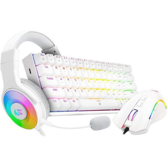 Redragon Gaming Essentials S129W Keyboard / Mouse / Headset 3-in-1 Combo Set