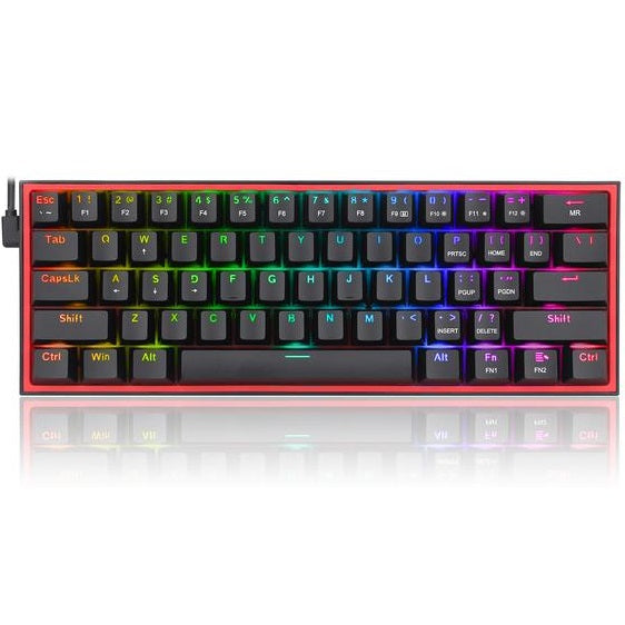 Redragon K617 Fizz RGB New USB Support Bluetooth Wireless 3 Modes Mechanical Gaming Keyboard