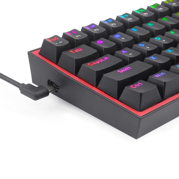 Redragon K617 Fizz RGB New USB Support Bluetooth Wireless 3 Modes Mechanical Gaming Keyboard