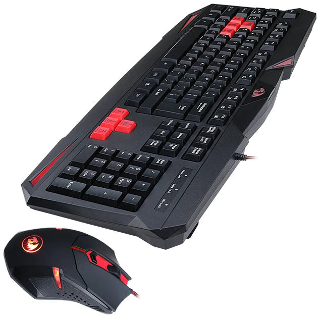 Redragon S101-2 2in1 Gaming Keyboard Vajra and Centrophorus Mouse Combo