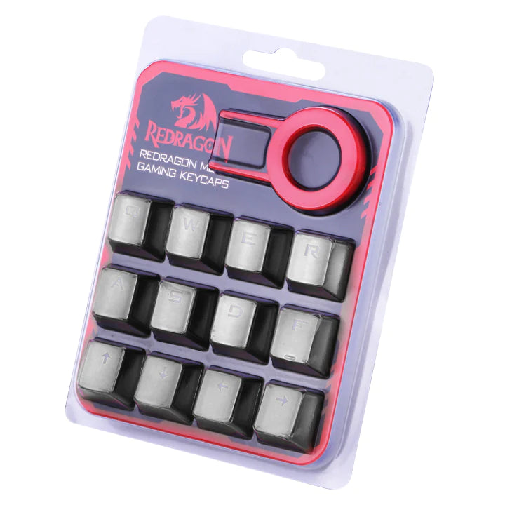 Redragon A103gr 12 Chrome Keycaps Mx Style With Key Puller