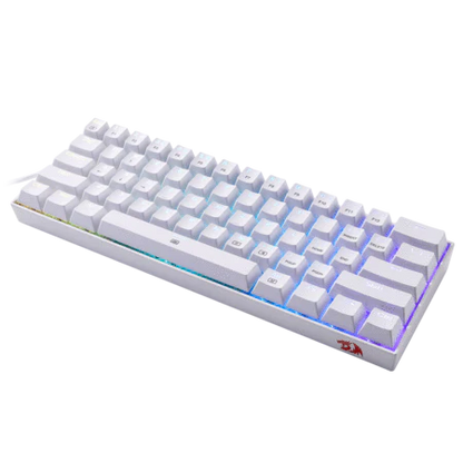Redragon K630 RGB White Wired Mechanical Gaming Keyboard